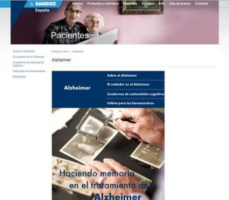 sandoz estrena seccion web especializada en la enfermedad de alzheimer sandoz estrena seccion web especializada en la enfermedad de alzheimer